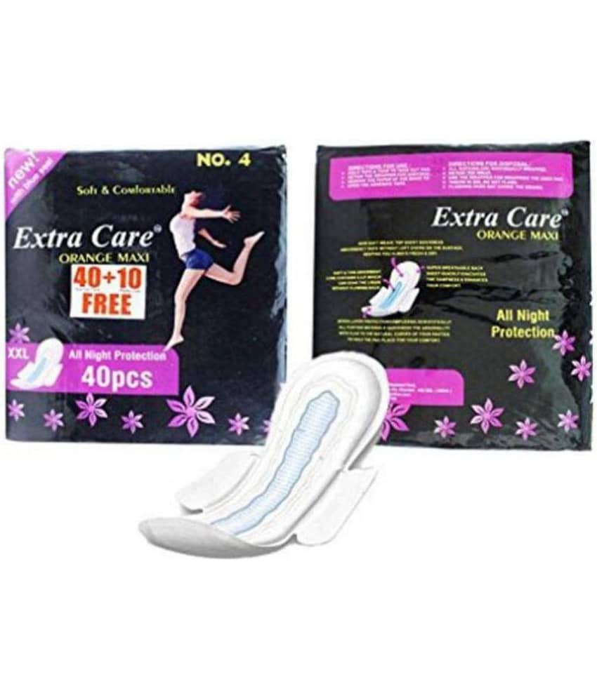 Extra Care Orange Maxi XXL 50 Sanitary Pads Pack of 50 view 2