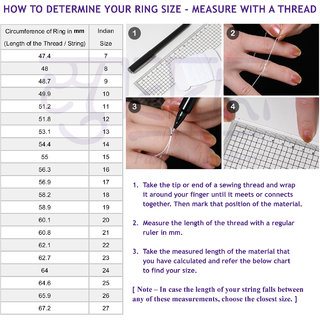 Vighnaharta initial ''A'' Alphabet (CZ) Rhodium Plated Alloy Ring For Women and Girls view 2