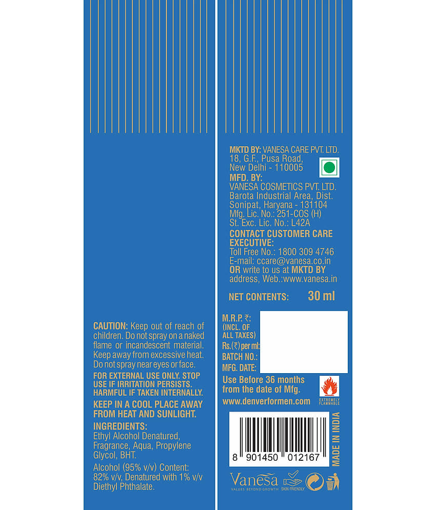DENVER Mogul Perfume Premium & Long Lasting Eau de Parfum - For Men 30 ml (Pack of 1) view 2