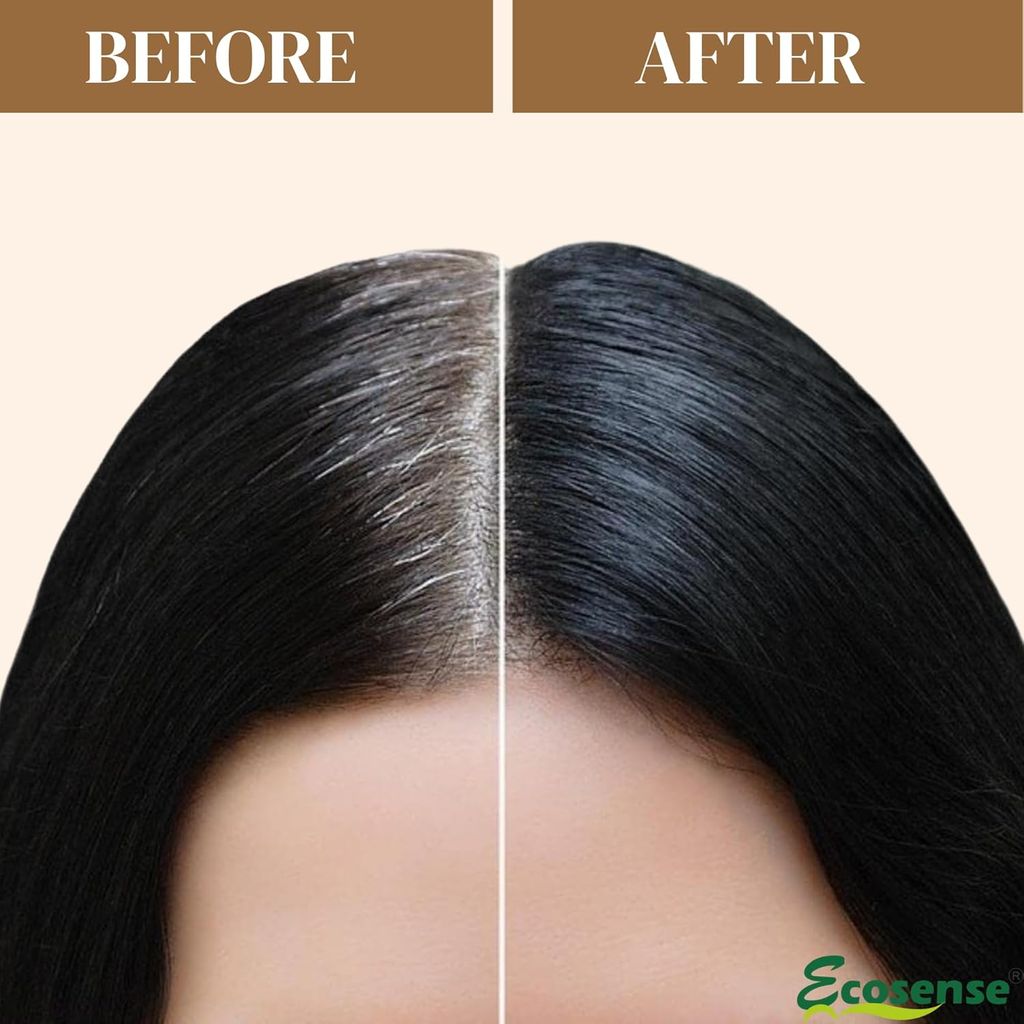 Ecosense Hair Color Roots & Side Lock Touch-Up Stick Temporary Hair Dye Pencil , Black view 2