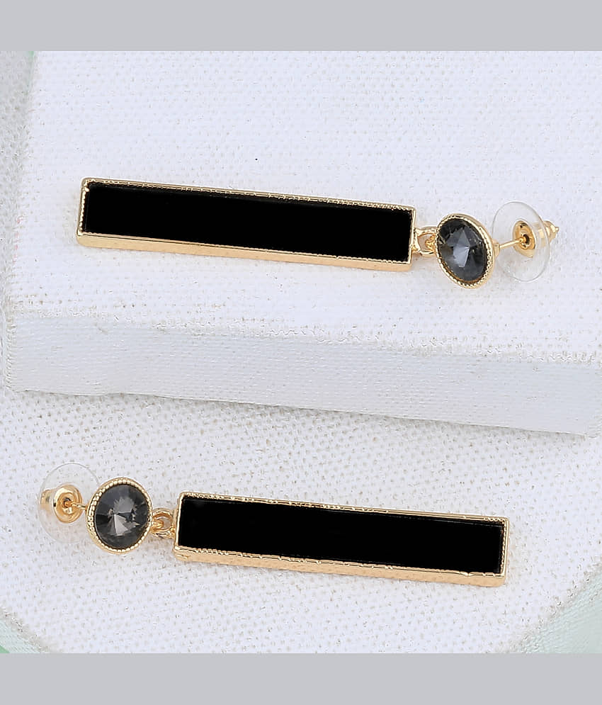 SILVER SHINE Antique Gold Plated Party Wear Long Dangle Earring For Women Girl view 2