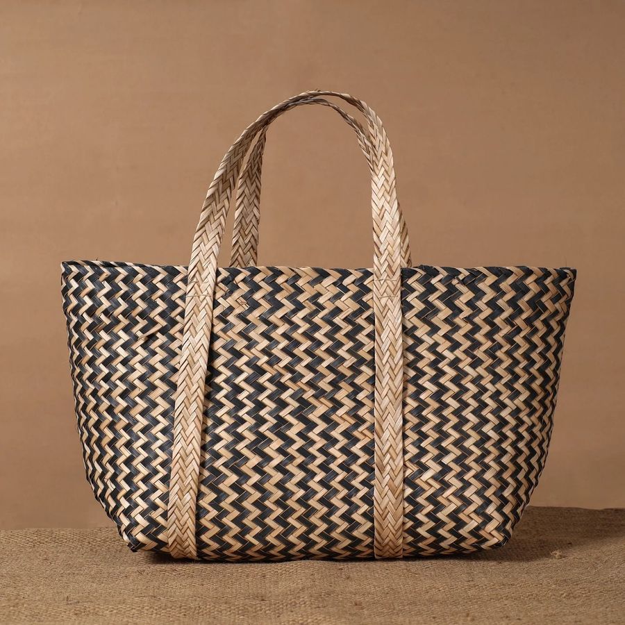 Natural and Handmade Sitalpati Shopping Bag view 2