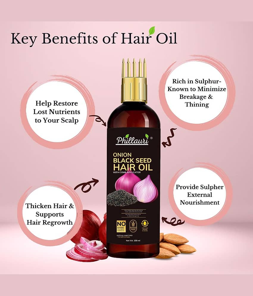 Phillauri - Anti Hair Fall Bhringraj Oil 300 ml ( Pack of 3 ) view 2