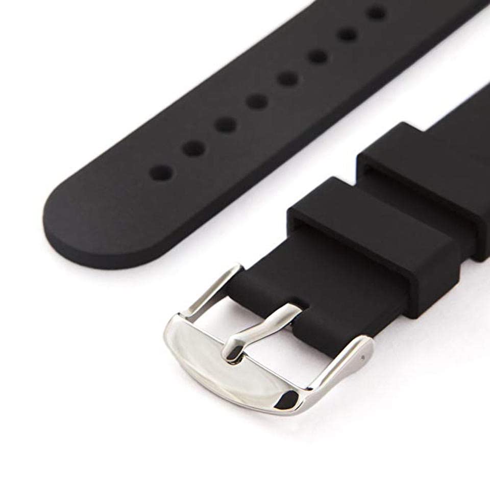Exelent 20MM Silicone Strap Compatible with Amazfit GTS 2 Mini, Amazfit Bip/Bip U/Pro/Lite, Bip S, Amazfit GTS/ 2/2e, Amazfit GTR, Samsung Galaxy Watch 4/ Watch 5 (20Mm) view 2