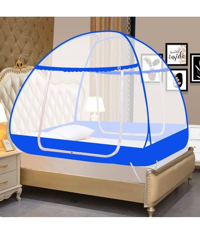 Silver Shine - Pink Polypropylene Tent Mosquito Net, Machardani ( Pack of 1 )