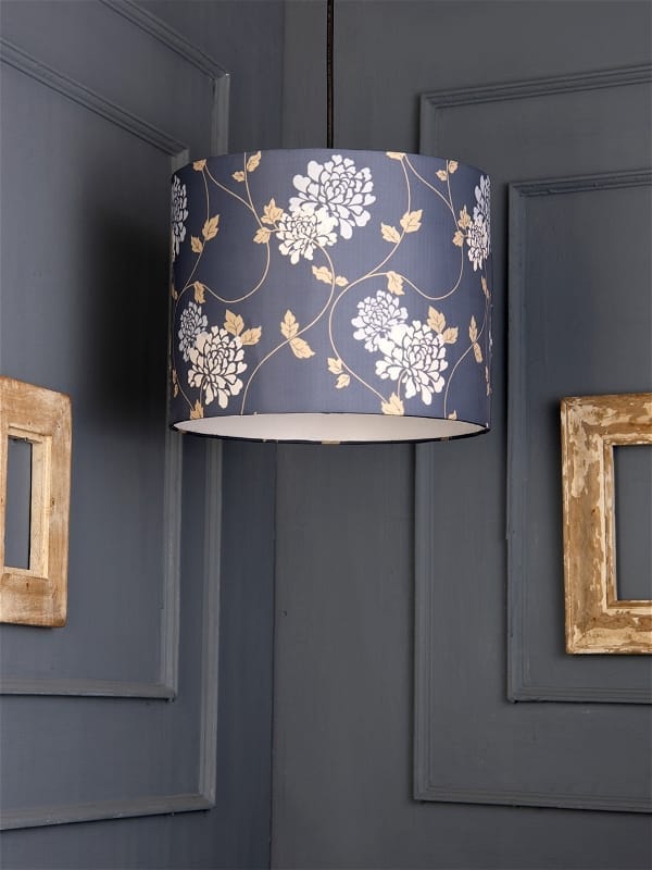 Golden Leaves Round Hanging Shade view 2