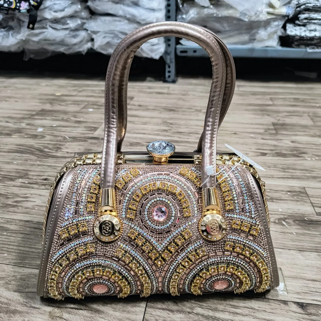Royal Diamond Lock Evening Handbag view 2