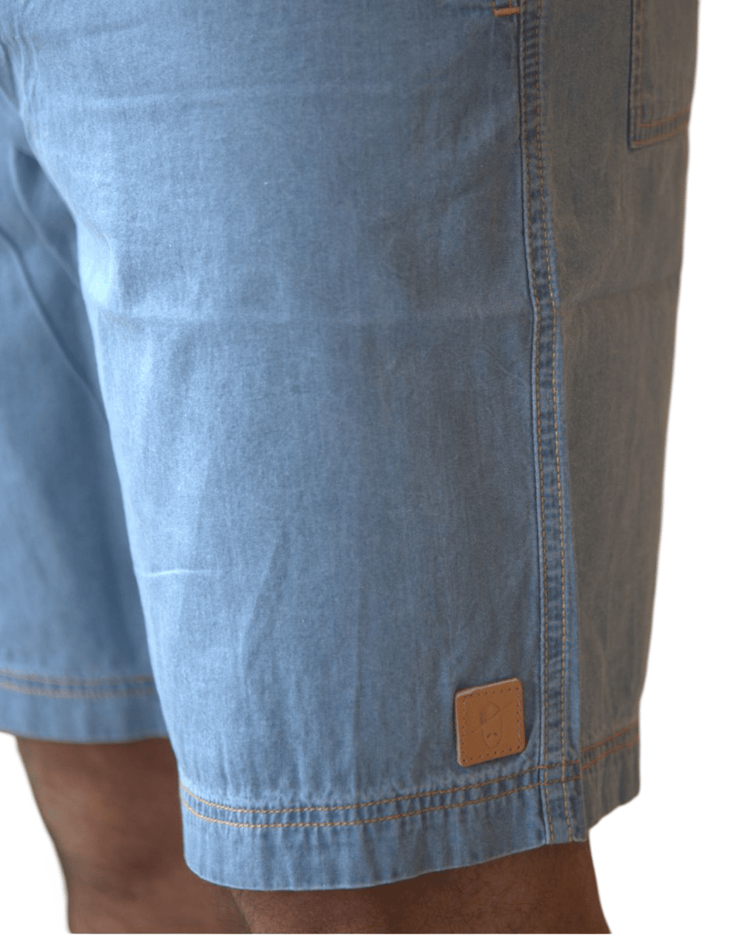 Johnny Gorkha Men's Denim Shorts | 100% Cotton Fabric view 2