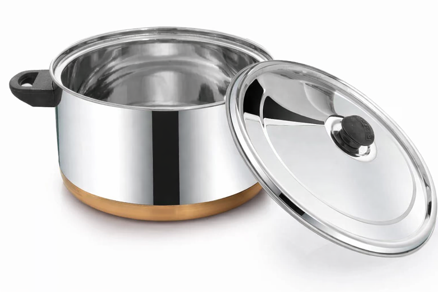 Expresso Stainless Steel Milk Boiler with Copper Bottom, view 2