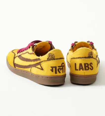 GULLY LABSWomen Canvas Noor Yellow Indian Casual Shoes view 2