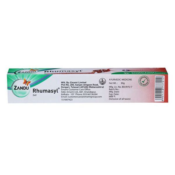Zandu Rhumasyl Gel 30 Gms view 2