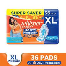 WHISPER ULTRA CLEAN XL36 PADS