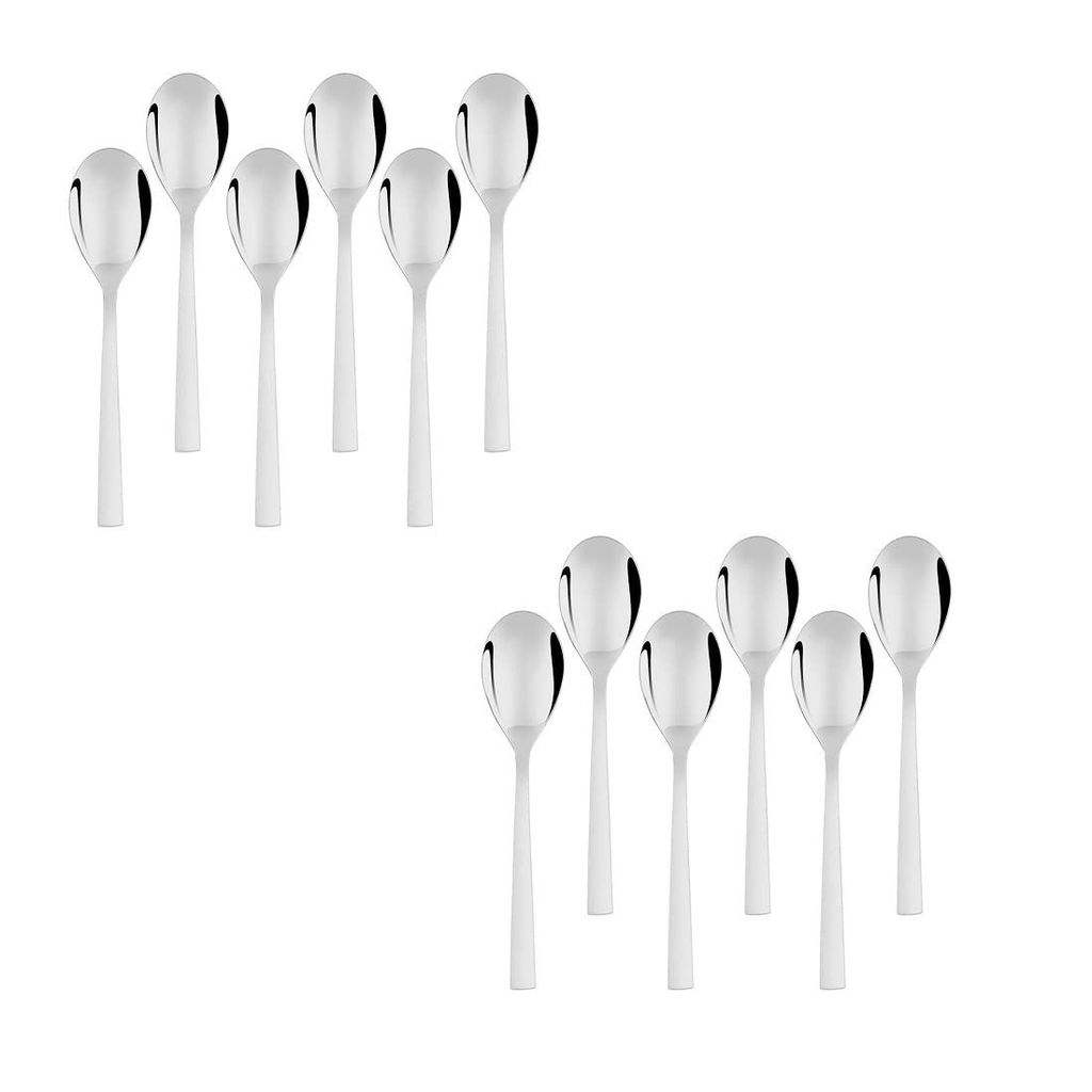 FnS Slimline Food Grade Stainless Steel Dinner Spoon (Set of 12) view 2