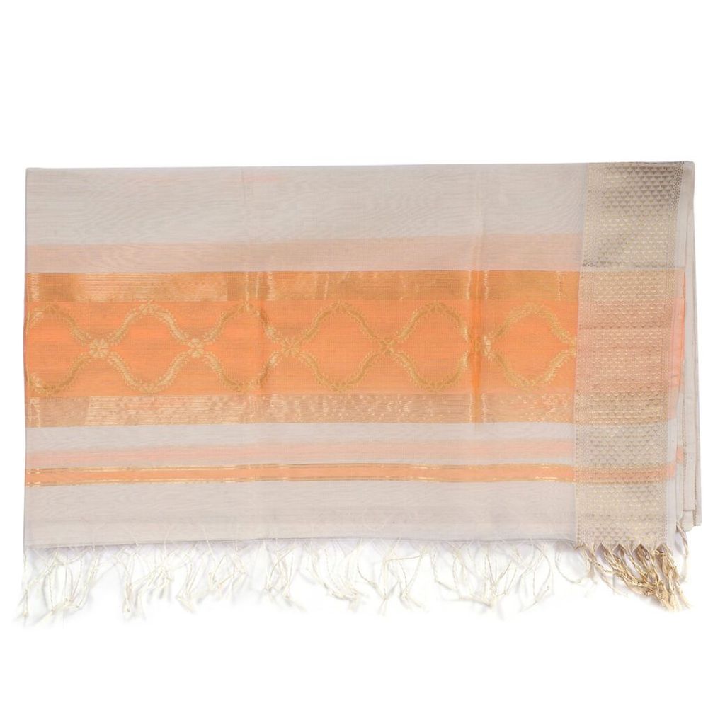 HANDLOOM MAHESHWARI 02PCS TRADITIONAL SUIT (SKU - 3S0106050422 Suit 34) view 2
