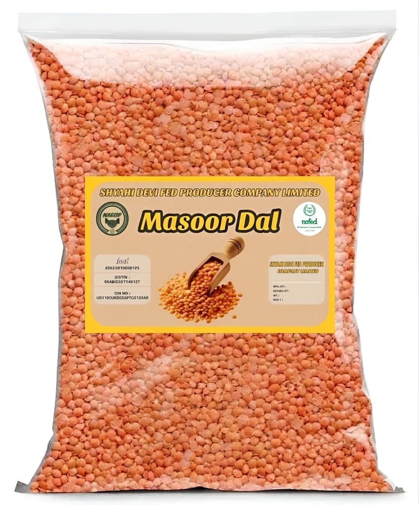 Shyahi Devi Fed Masoor Dal Split Red Lentils 1kg