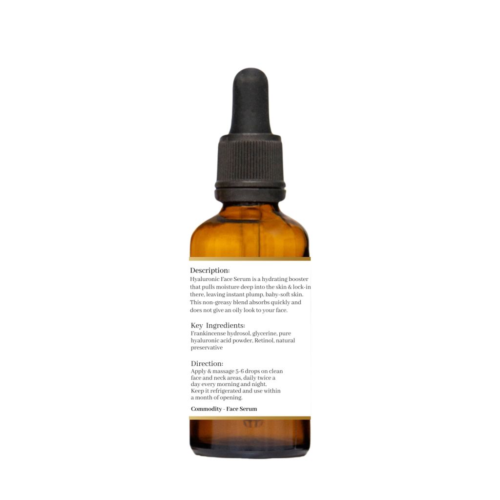 NATUUR - Hyaluronic Acid Face Serum - 20ml | Moisturizing and Plumping | Anti-Aging | Suitable for All Skin Types | Brightening and Antioxidant Properties I Synthetic fragrances and preservatives free view 2