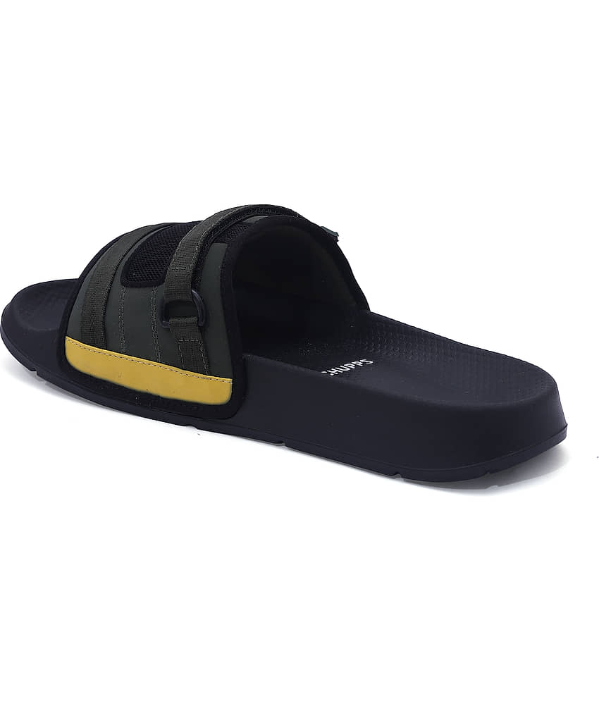 CHUPPS Olive Men's Slide Flip Flop view 2