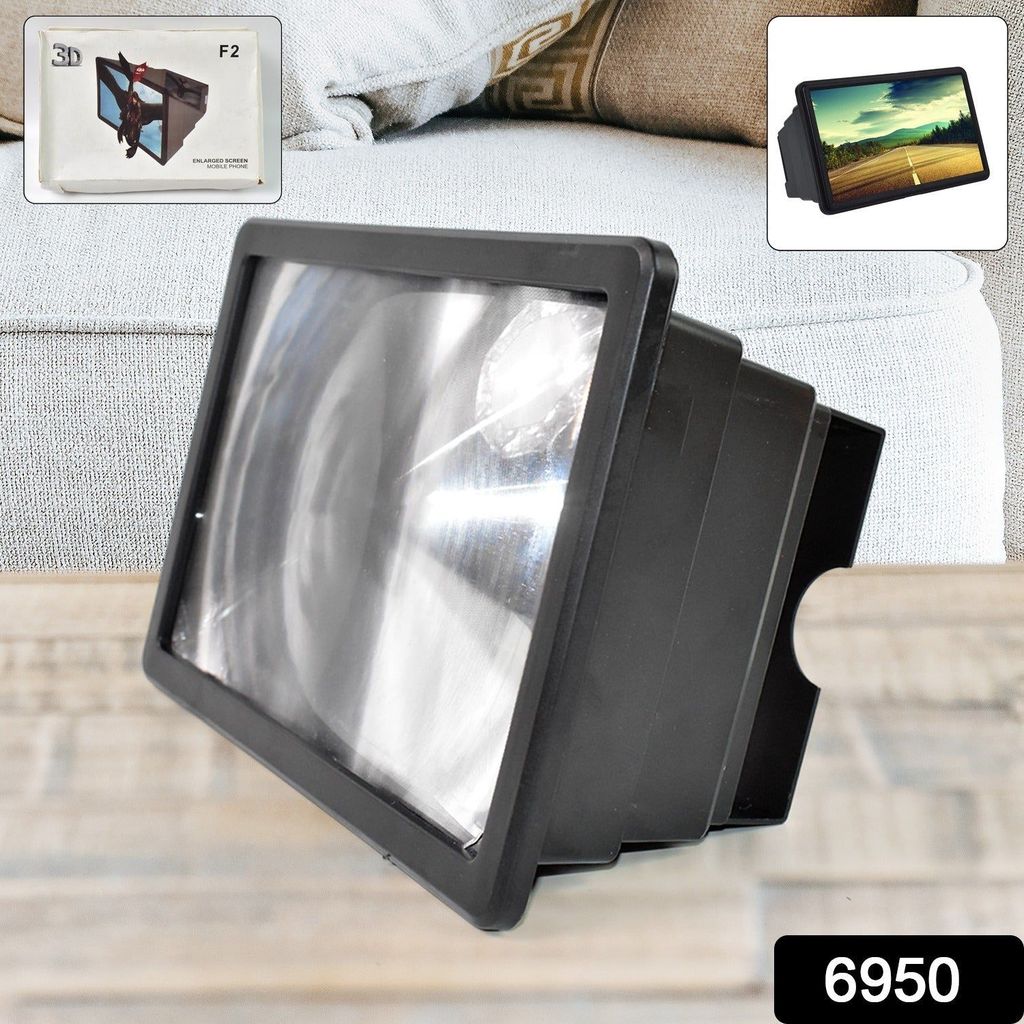 Enlarged Screen 3D HD Mobile Phone Screen Magnifier Amplifier (1 Pc) view 2