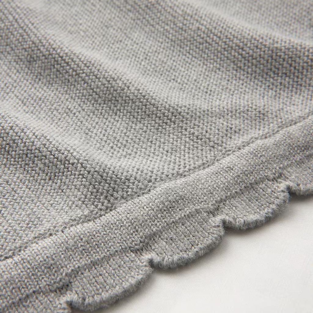 The Baby First Box Baby Blanket, All Season Blanket, Wrapping Sheet, Baby Blanket for Babies(0-12 Months, 35''x 28'', Light Grey) view 2
