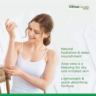 Herbal Canada Aloe Vera Gold Cream Naturally Enriched with C E Suitable for all Types of skin 100gm view 2