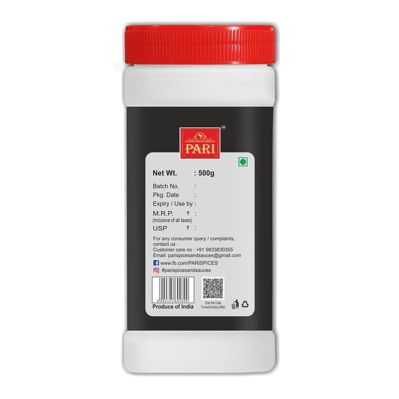 Pari Shahi Paneer Masala |Authentic Blend of Spices for Delicious North Indian Curry | Ideal for Home Cooks, No Colour, No Preservatives | Tasty & Delicious food spices | Indian Spices | 100% pure & natural | (Pack of 1 x 500g Jar) view 2