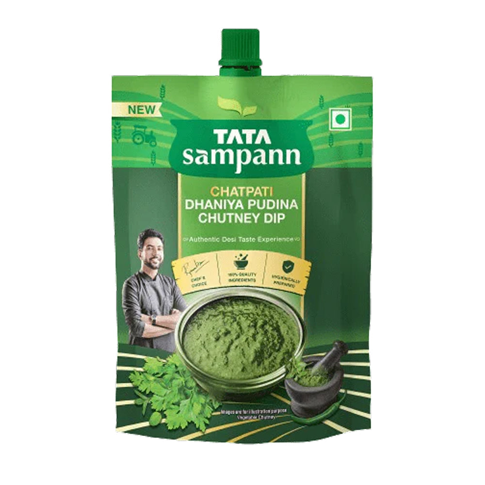 Tata Sampann Chatpati Dhaniya Pudina Chutney 600g (200gm x 3) view 2