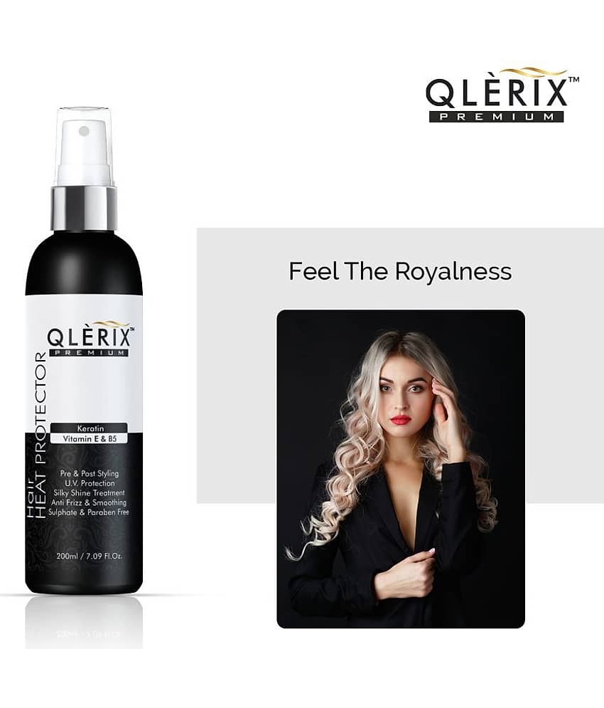 QLERIX Heat Protection Hair Spray with Keratin, Vitamin E & B5 Hair Sprays 200 mL view 2