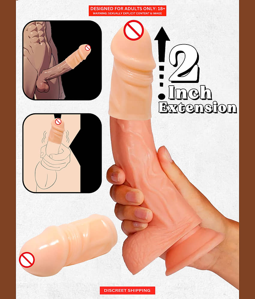 2 Inch Penis extension To Increase Size and Stamina + free lubricant By Naughty Nights