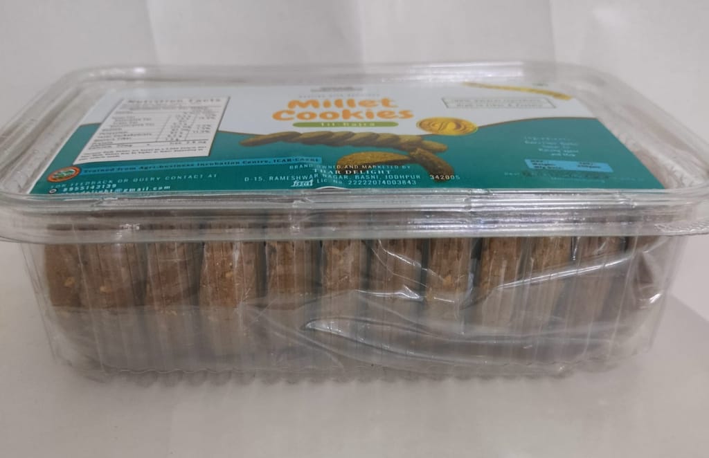 Bajra Til cookies Gluten free Made with Desi ghee. view 2