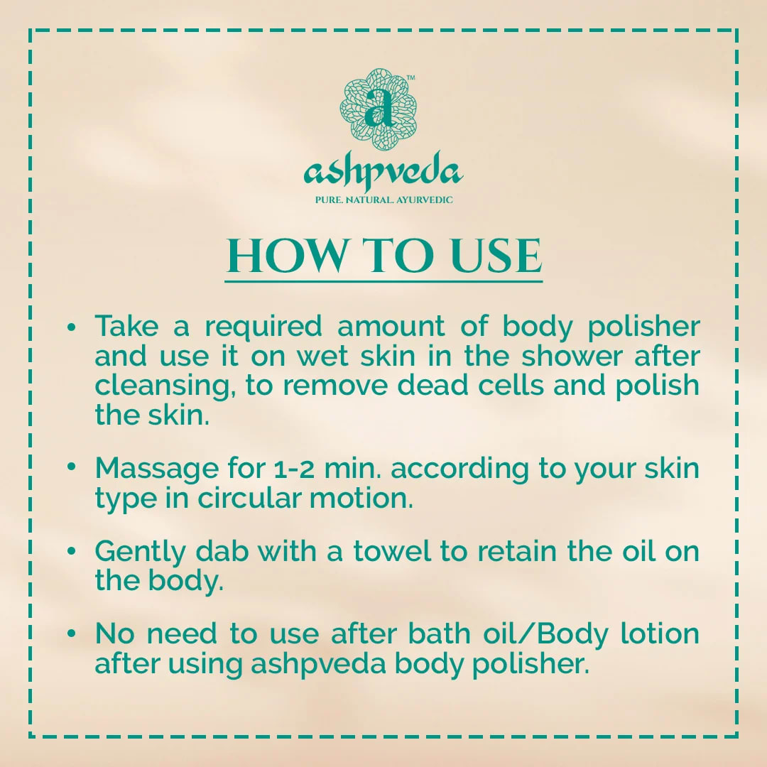 ashpveda Sandalwood and Turmeric Body Polisher view 2