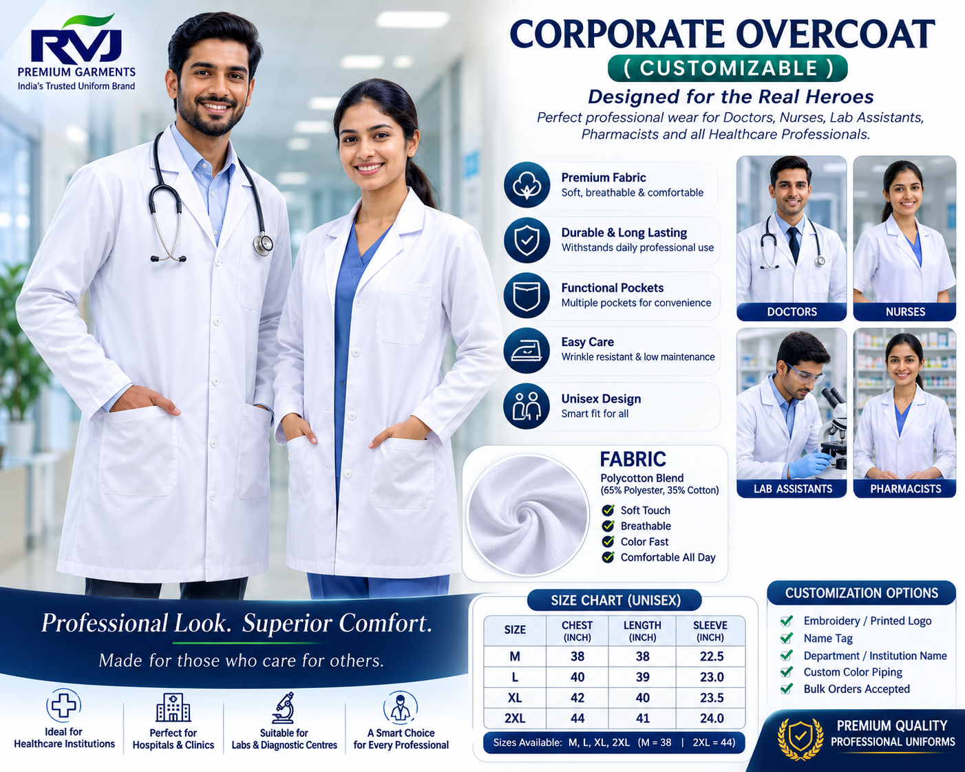 CORPORATE OVERCOAT (CUSTOMIZABLE) view 2