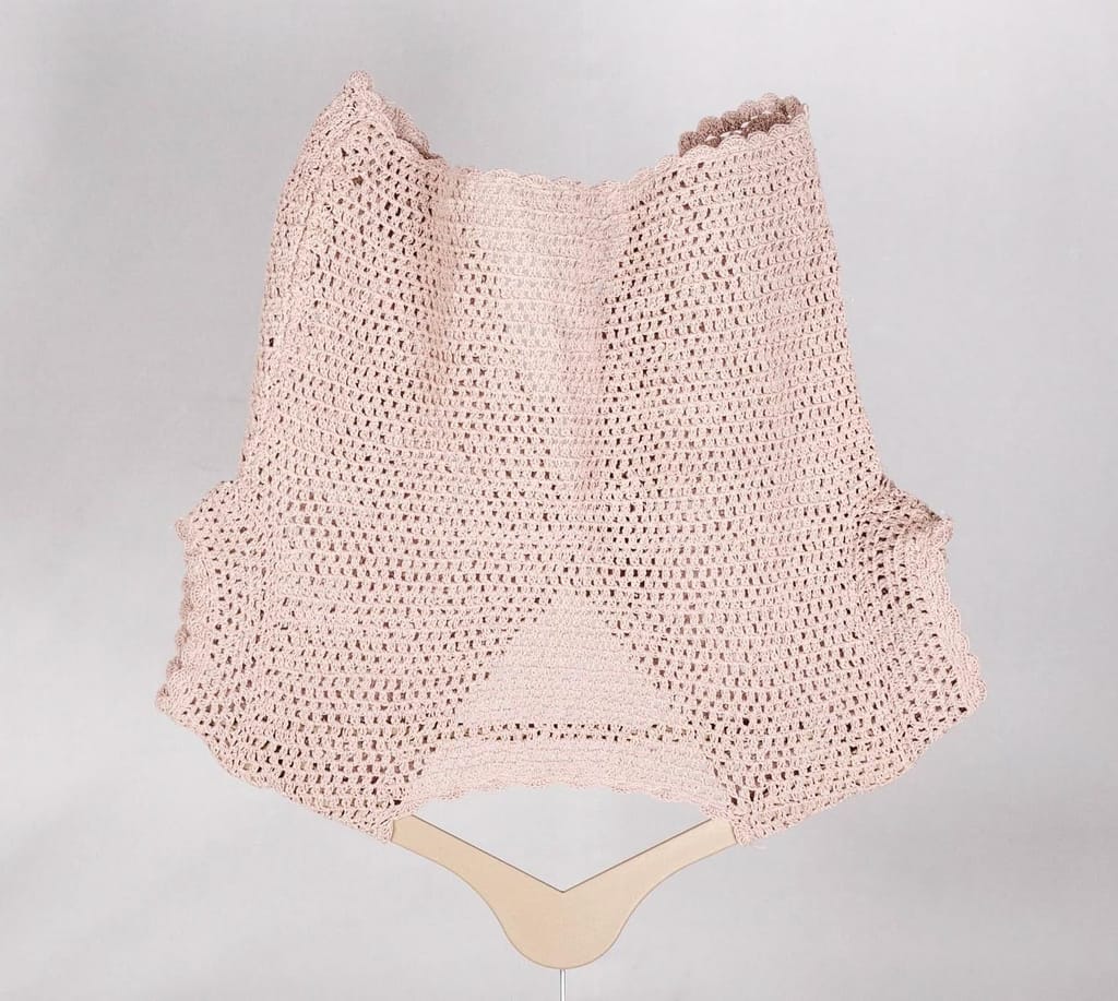 COtton threads lace work Baby dress view 2