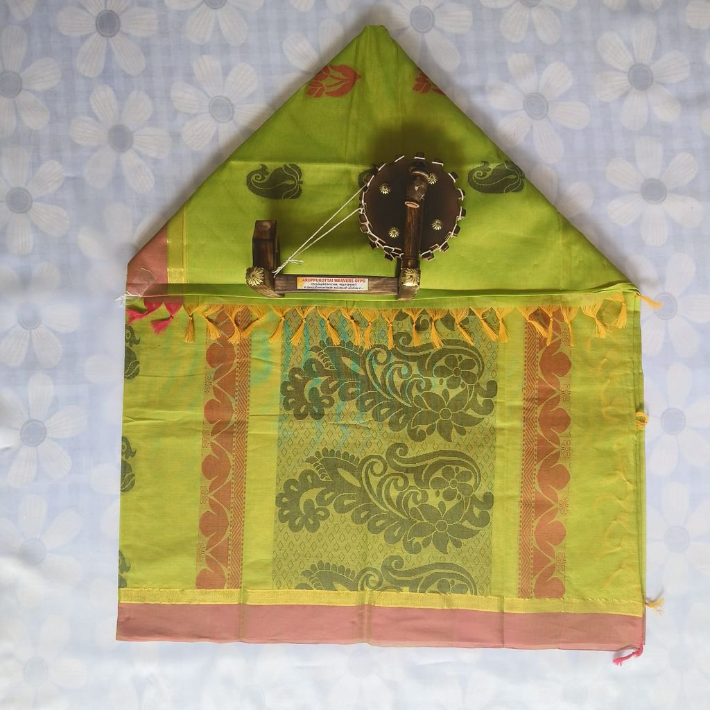 Pure Cotton Saree with Blouse view 2