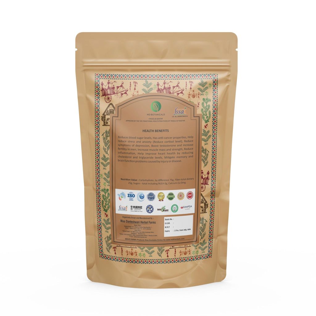 Ashwagandha Powder (100gm), Maa Danteshwari Herbal Farm's 100% Natural & Certified Organic Herbs view 2