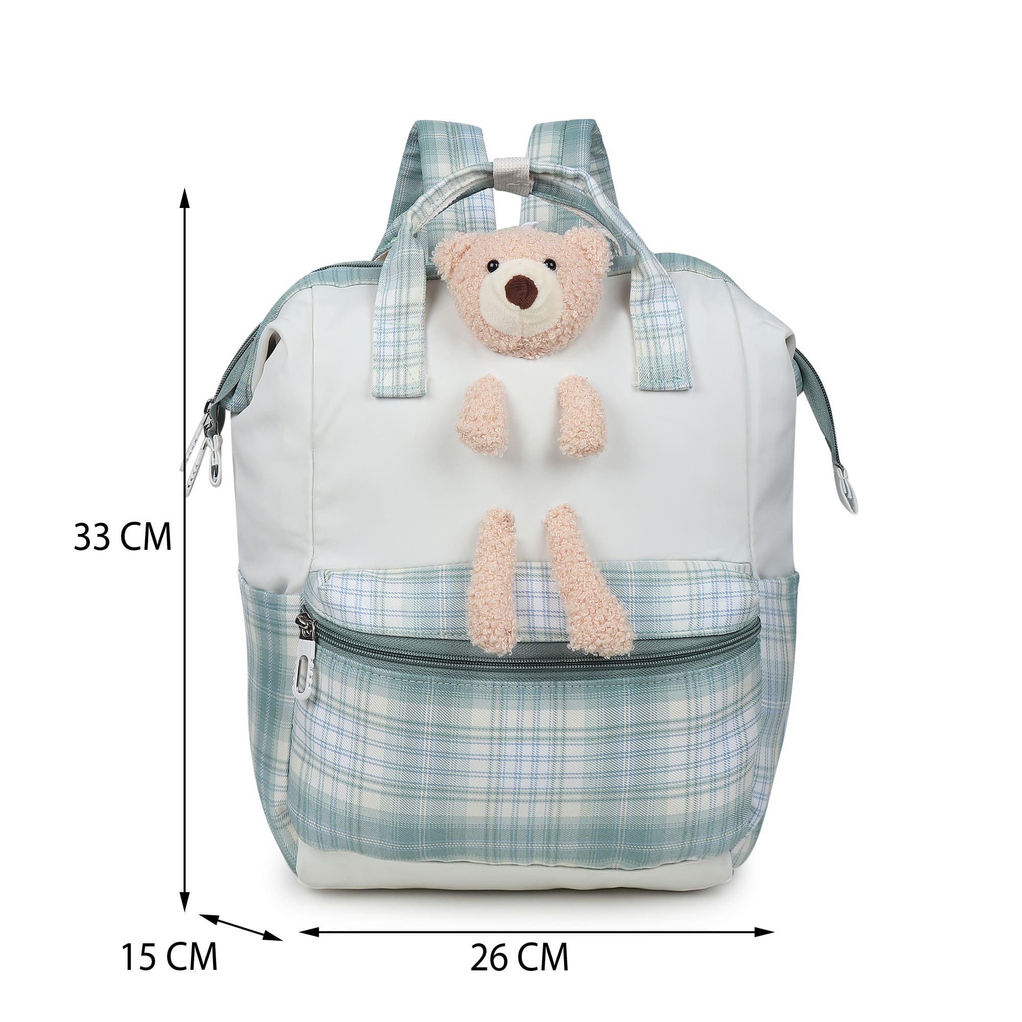 WalkBag Teddy Check / Green view 2