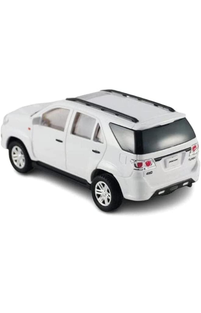 Mehtab Toys Plastic Fortuner White Car for Kids Push Back and Go with Soft Edges Wonderfull Design and Bold Look Miniature Scaled Models Toy Car view 2