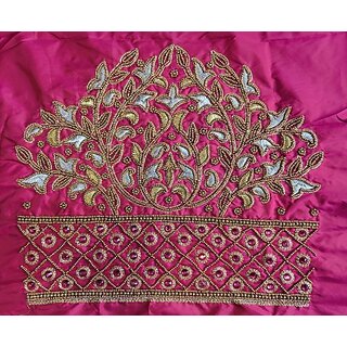OMSAIFAB Cotton Silk Self Design Blouse Material view 2
