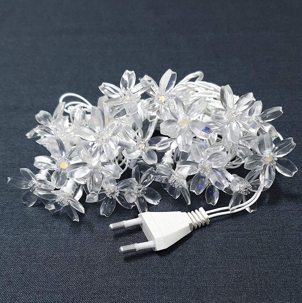 GLOWSERIE Glowing Green Floral LED Lights – Decorative String Lights for Parties & Events view 2