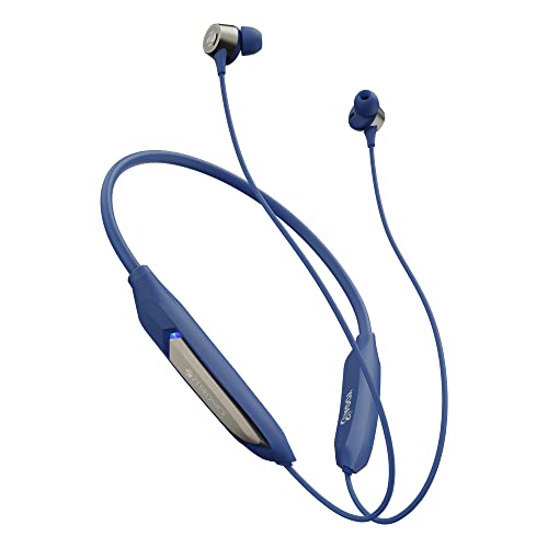 ZEBRONICS Yoga N3 with 46 Hours Backup,Bluetooth V5.2 Wireless Neckband,Enc Calling,Gaming Mode (Upto 50Ms),Voice Assistant,Dual Pairing,Splash Proof&Type C (Blue),in-Ear view 2