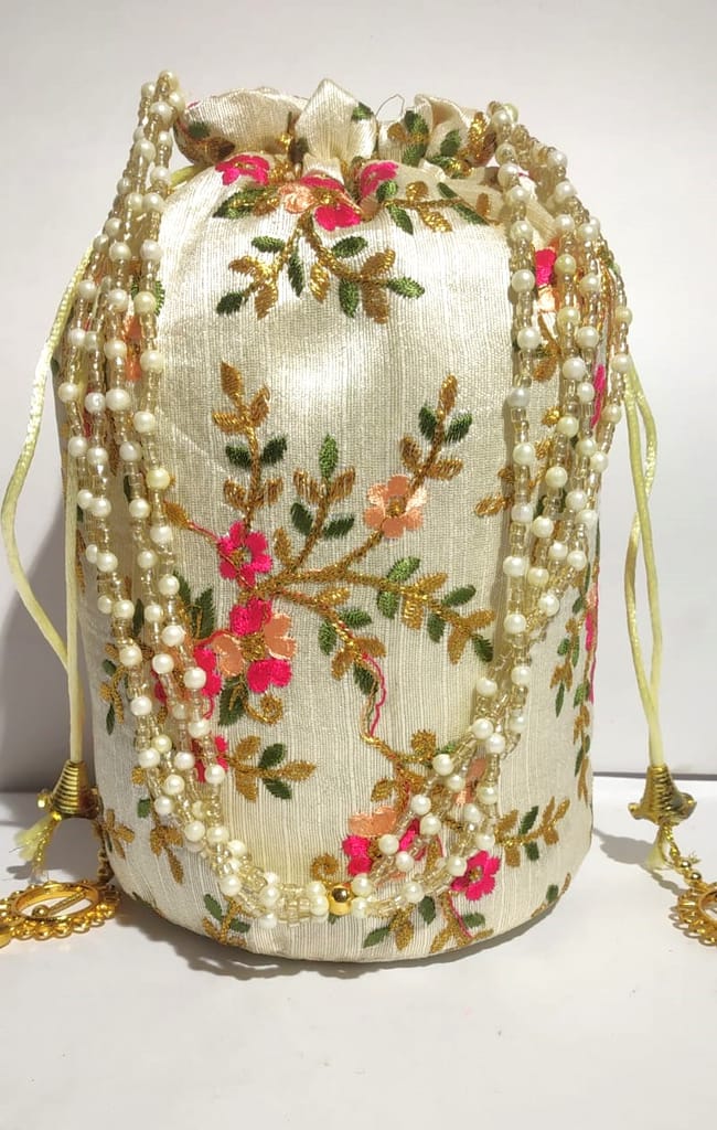 Potli Bags/Wedding/Gift for Her/Batwa/Purse/Handbags/Clutch/Bridesmaid/Bridal Shower/Party/Diwali Gift/Navratri view 2