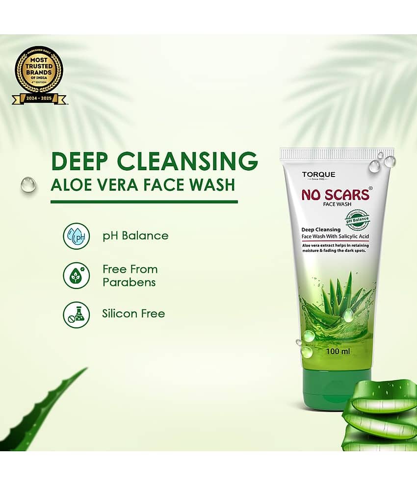 NO SCARS Face Wash - Blackheads and Whiteheads Removal Face Wash For All Skin Type ( Pack of 3 ) view 2