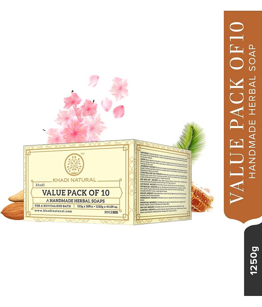 khadi natural Freshness Soap for All Skin Type ( Pack of 10 ) view 2