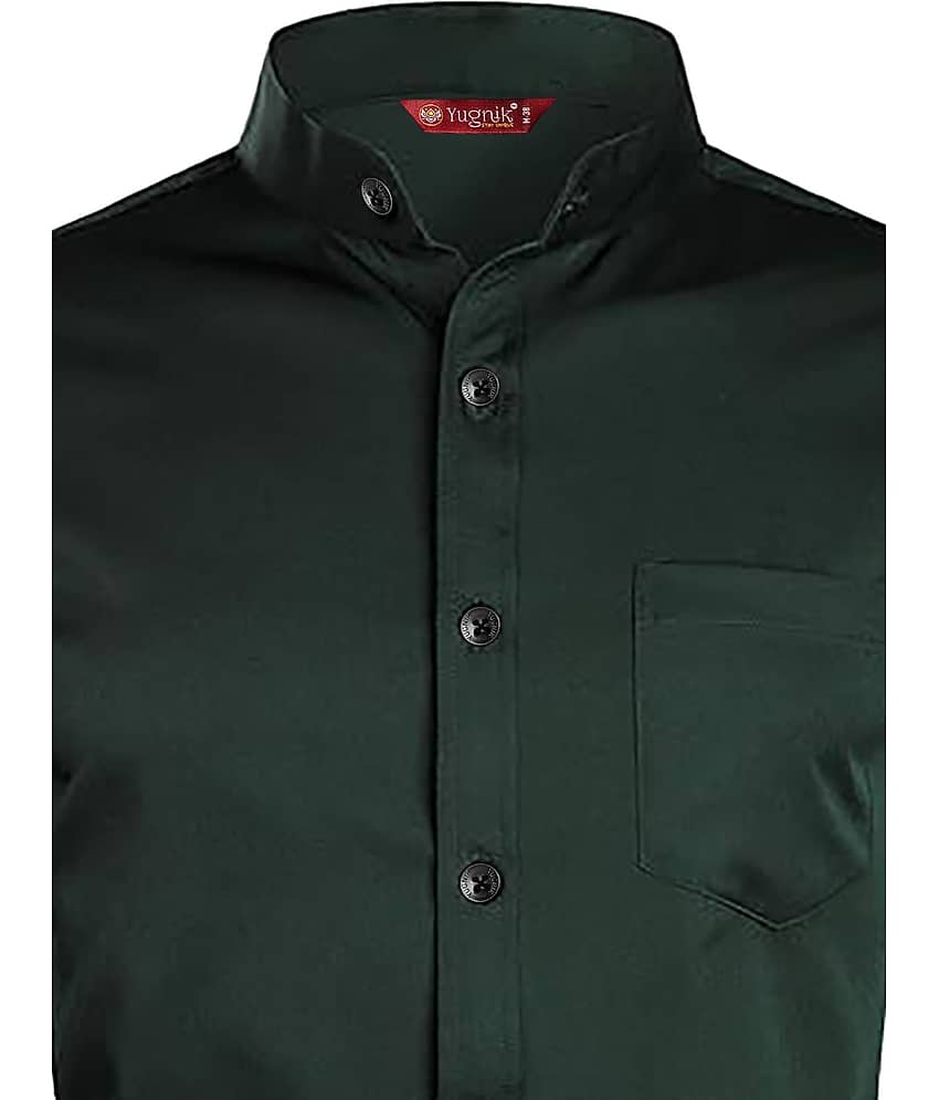 Yugnik Cotton Blend Slim Fit Full Sleeves Men's Formal Shirt - Red ( Pack of 2 ) view 2