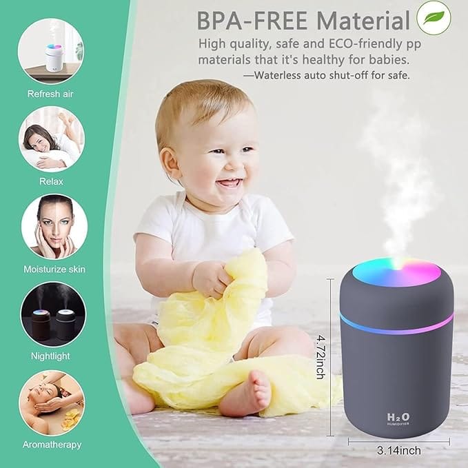 PURE AROMA 300ml Essential Oil Diffuser & Humidifier view 2