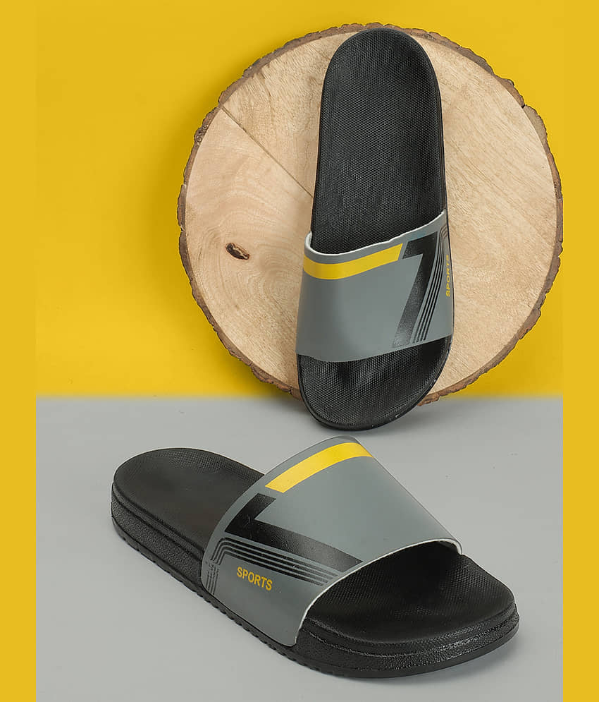 CLOSHO White Men's Slide Flip Flop