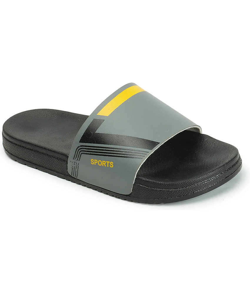 CLOSHO White Men's Slide Flip Flop view 2