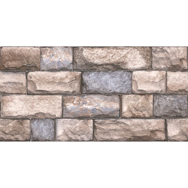Orientbell Wall Tiles EHM Stone Brick Brown 5 Pcs view 2