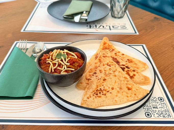 Sev Tamatar & Paratha