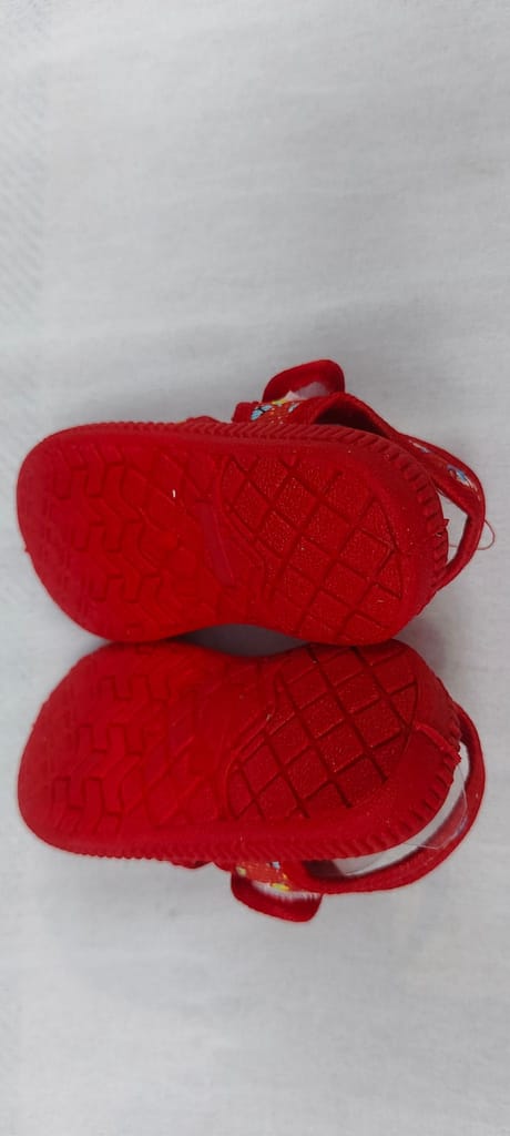 Red Space Themed Sandals for Toddlers view 2