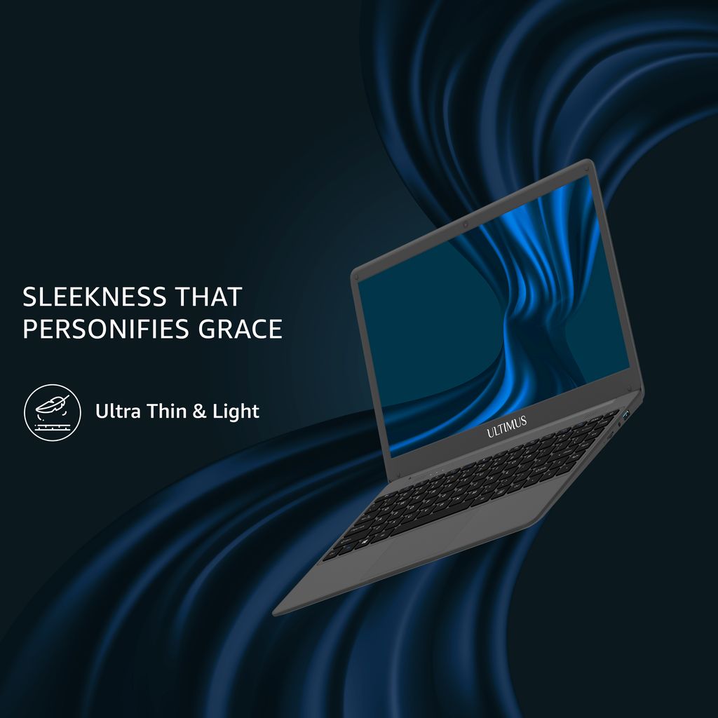 FUTOPIA ULTIMUS Neo 10th Gen Intel core i3 8 GB RAM/ 256GB SSD, 14.1-inch (35.8 cm) FHD IPS Display Type-C Port Win 11 Home Matt Black 1.30 Kg Thin & Light NU14U3INT54BN-BK view 2
